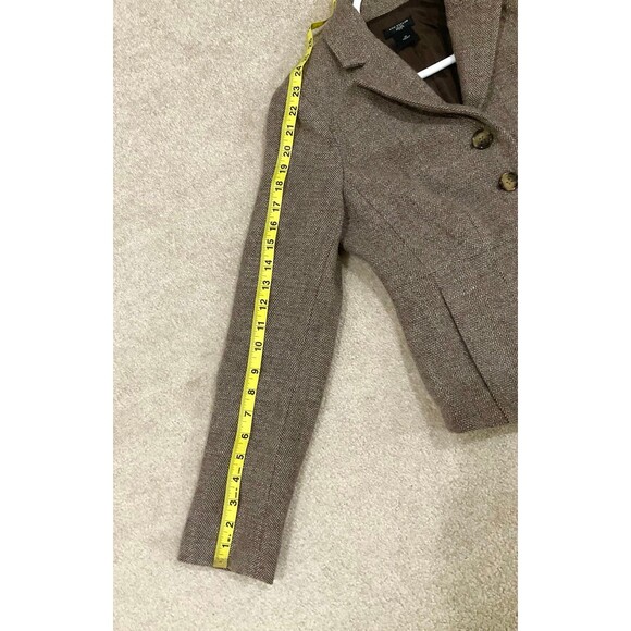 Ann Taylor- “Brown” Tweed Women’s Blazer ( Size 2 Petite) - Picture 5 of 6